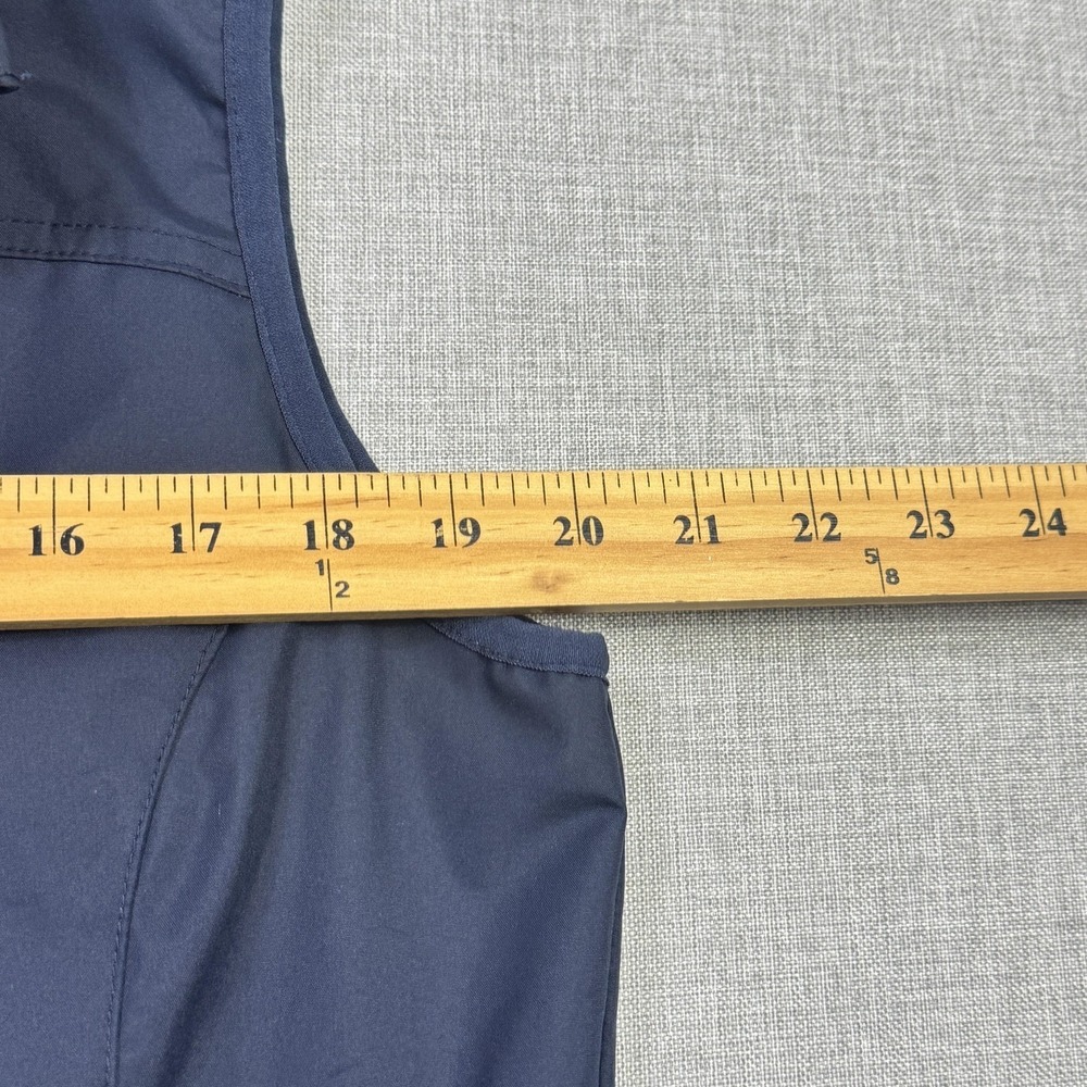 Helly Hansen Vest Womens Large Blue Softshell Windbreaker Pockets Full Zip - Picture 6 of 10